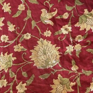 Pottery Barn King Size Duvet "Colette" Vanessa Palampore Linen French‎ Country